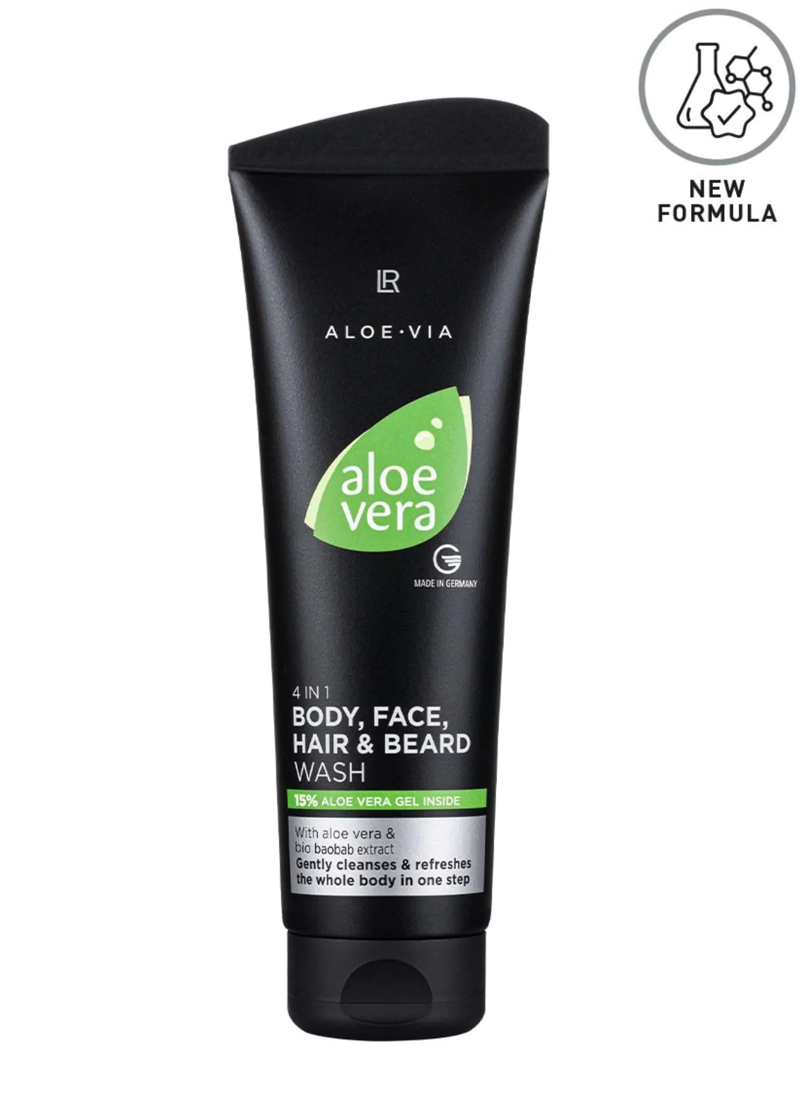 Aloe Vera 4в1 Шампоан за тяло, лице, коса и брада