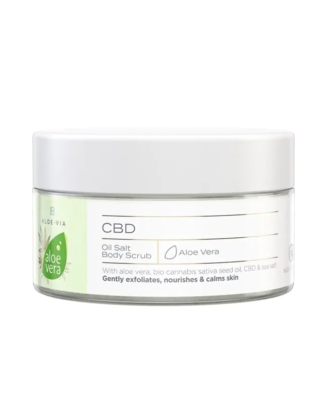 Aloe Vera CBD Маслен скраб за тяло