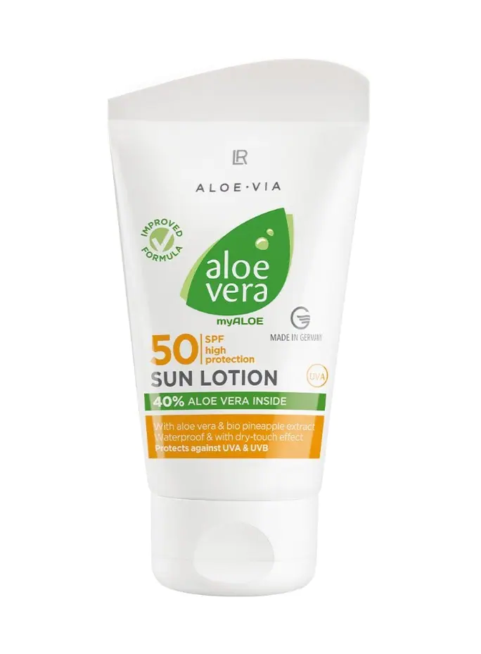Aloe Vera Слънцезащитен крем лосион с фактор 50