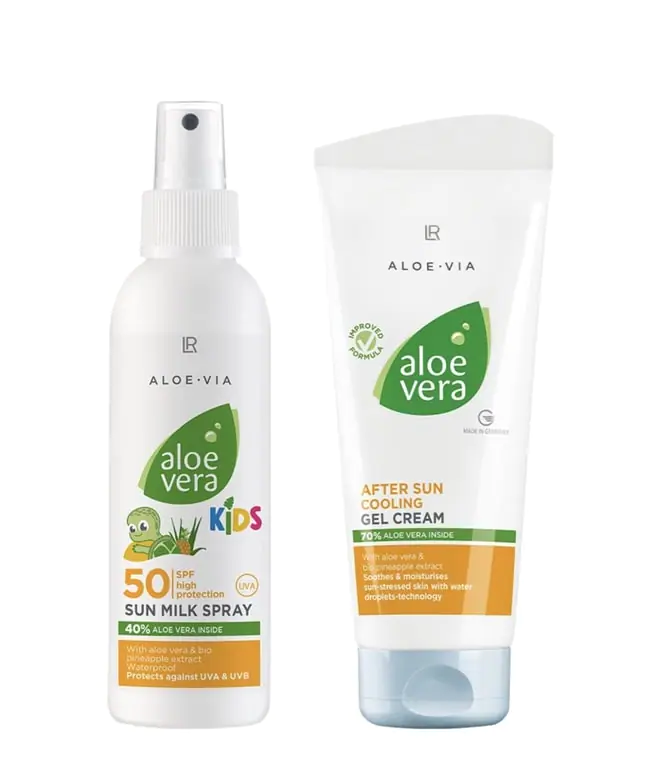 Aloe Vera Слънцезащитен комплект за деца SPF 50