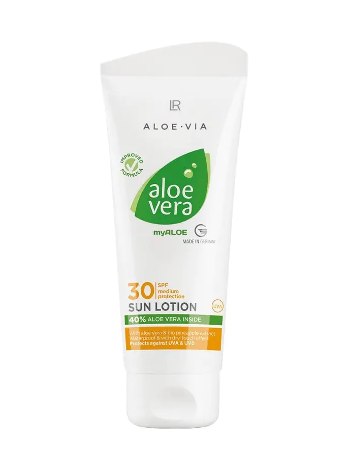 Aloe Vera Слънцезащитен Крем лосион с Фактор 30