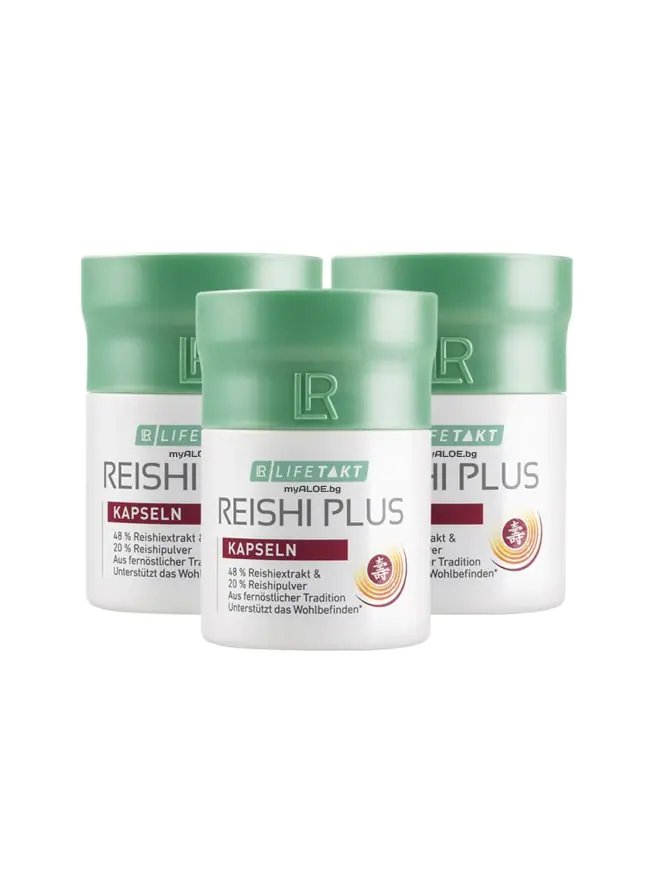 LR Reishi Plus Капсули троен Комплект