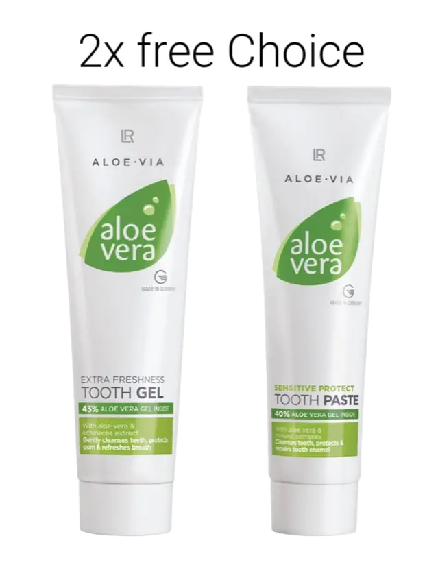 Aloe Vera Двоен комплект за грижа за зъбите