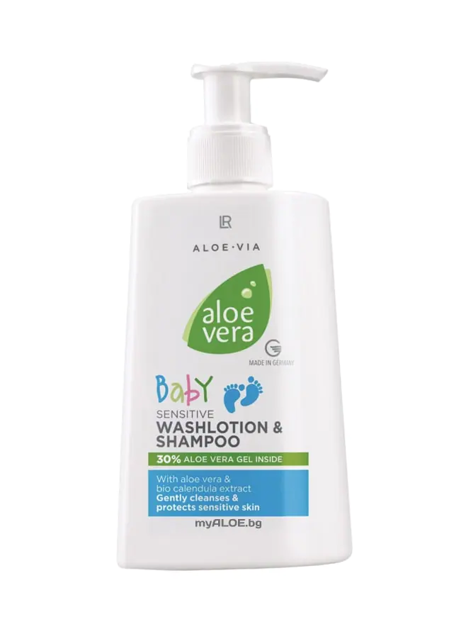 Aloe Vera Baby Sensitive LR Бебешки Шампоан и Лосион